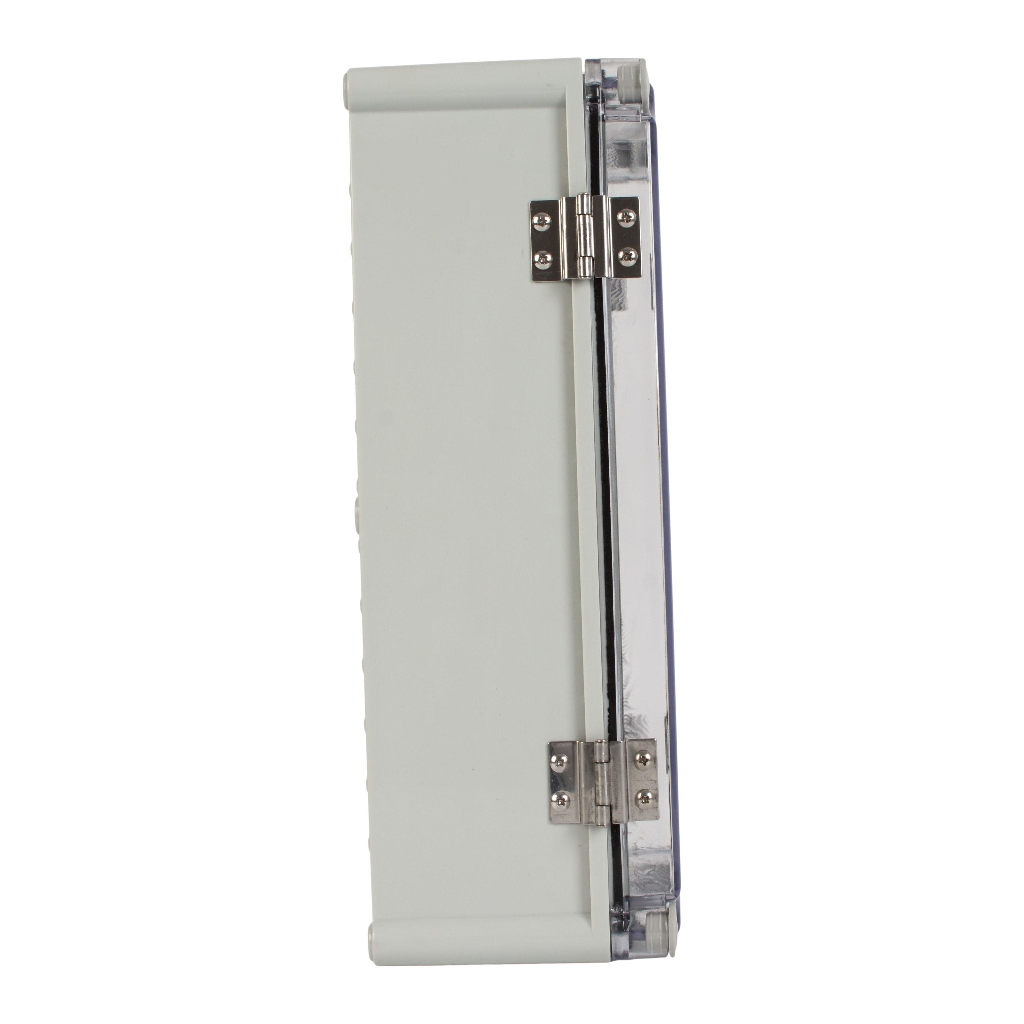 Twin Eagle Imports Junction Box ABS IP66 Clear Lid Hinge Junction Box 380 x 190 x 130mm