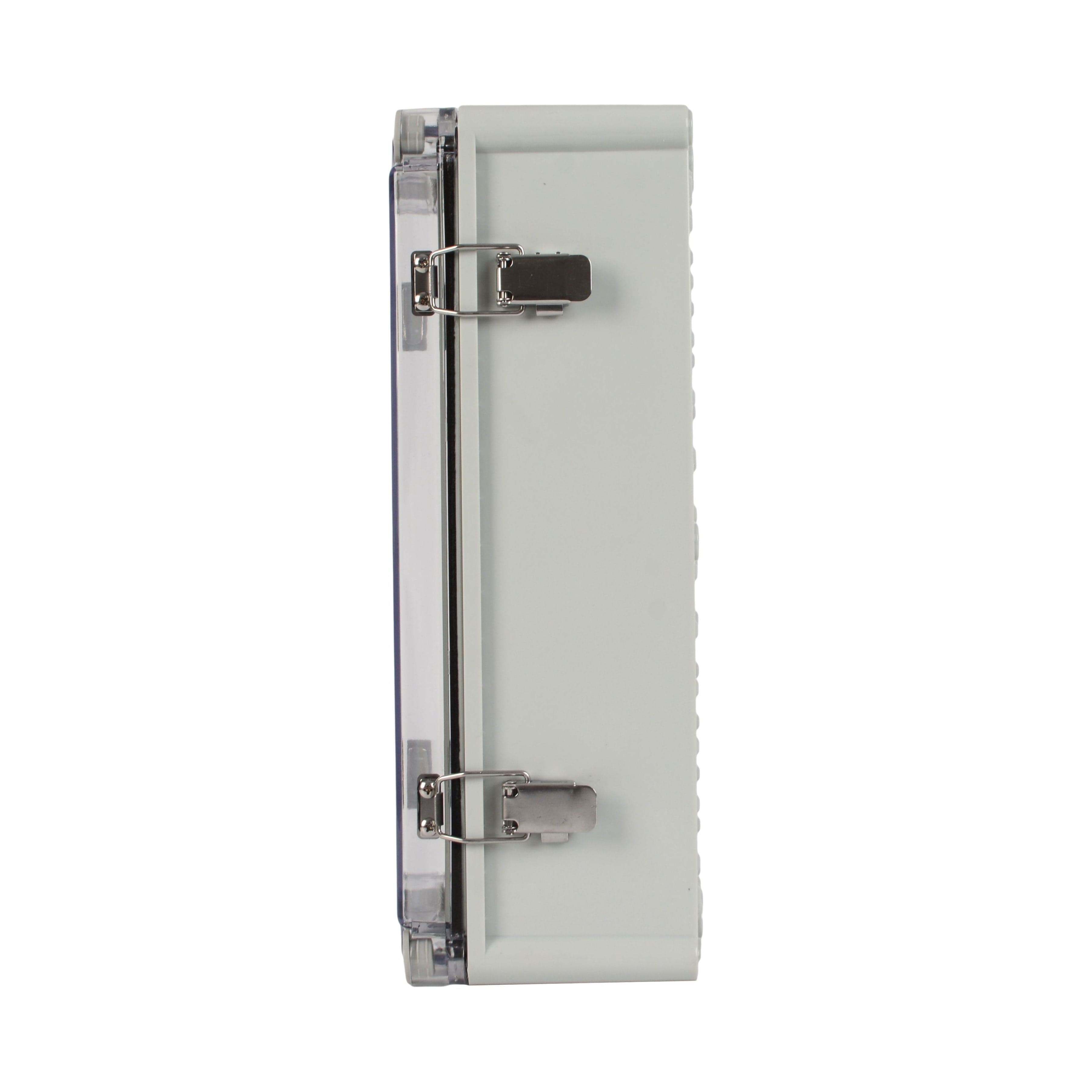 Twin Eagle Imports Junction Box ABS IP66 Clear Lid Hinge Junction Box 380 x 190 x 130mm