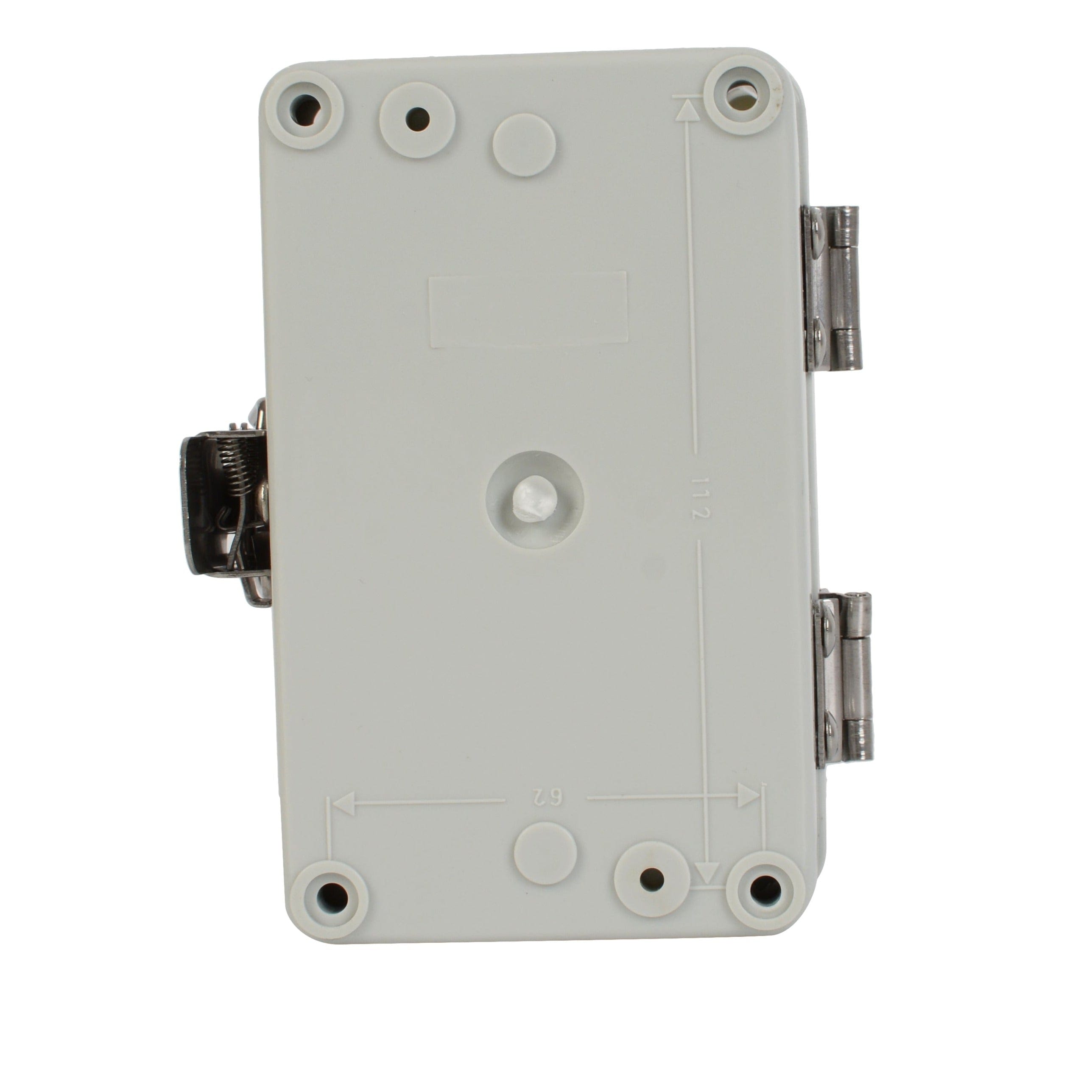 Twin Eagle Imports Junction Box ABS IP66 Clear Lid Hinge Junction Box 80 x 130 x 70mm