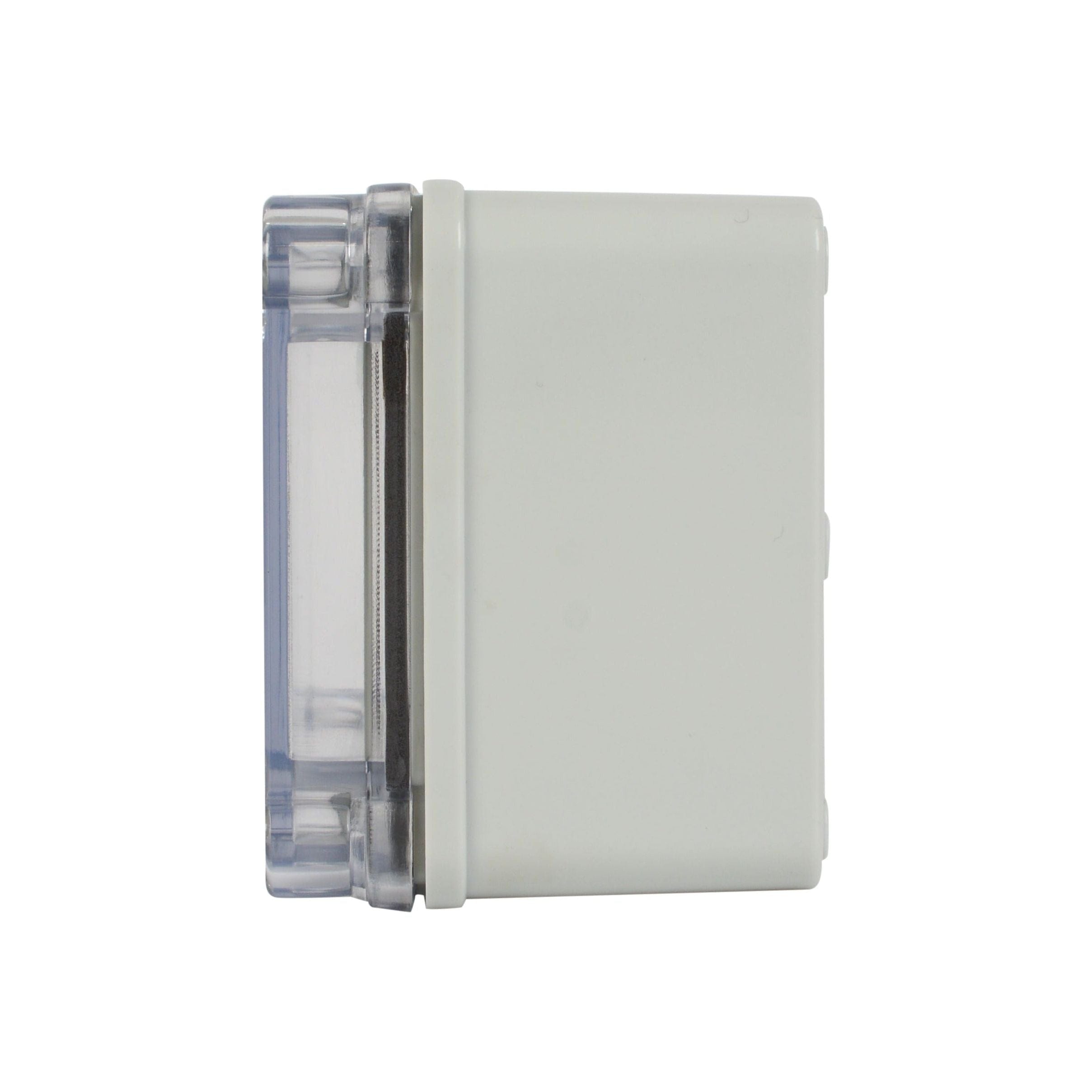 Twin Eagle Imports Junction Box ABS IP66 Clear Lid Junction Box 100 x 100 x 75mm