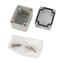 Twin Eagle Imports Junction Box ABS IP66 Clear Lid Junction Box 50 x 65 x 55mm
