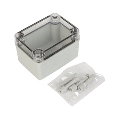 Twin Eagle Imports Junction Box ABS IP66 Clear Lid Junction Box 80 x 110 x 70mm