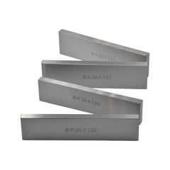 Twin Eagle Imports Parallel Bars 8 Pairs Parallel Steel Gauge Block Set Ground Steel 16 plates 120 mm Long