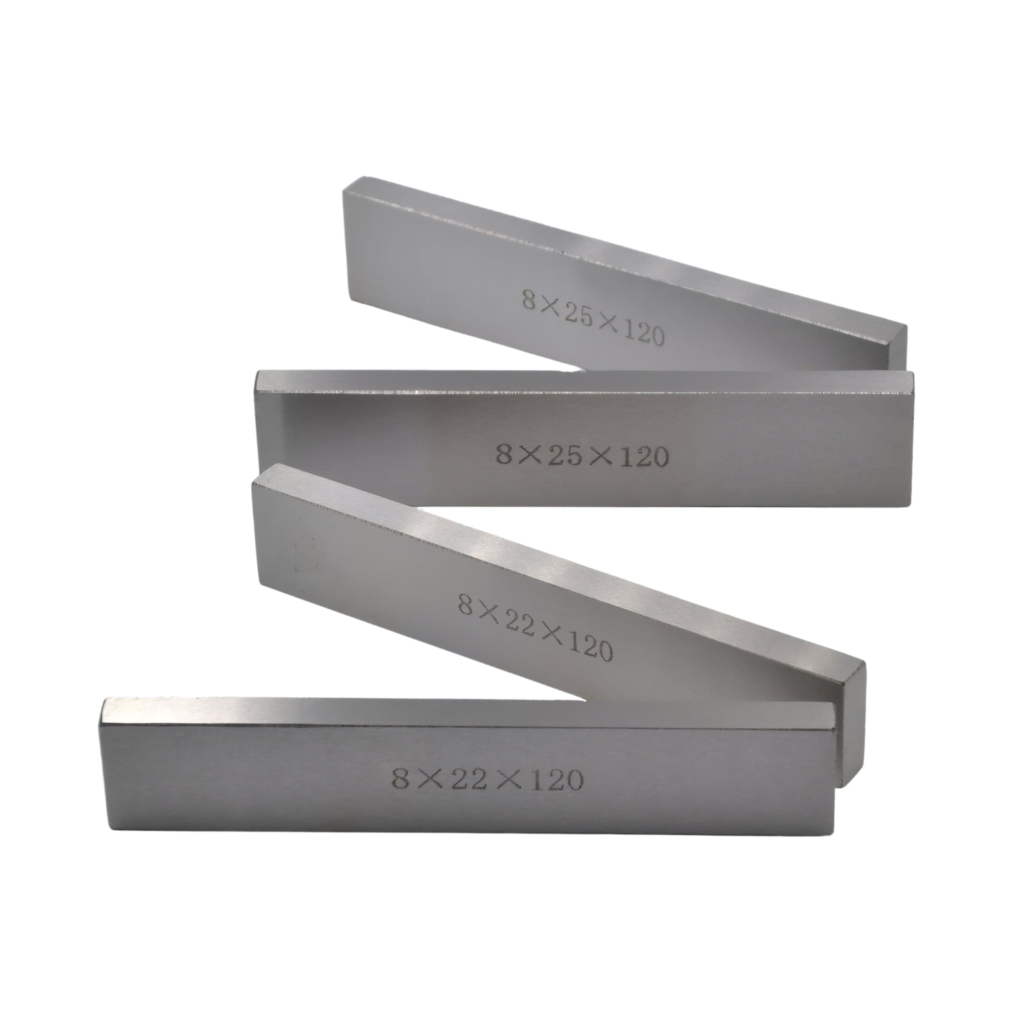 Twin Eagle Imports Parallel Bars 8 Pairs Parallel Steel Gauge Block Set Ground Steel 16 plates 120 mm Long