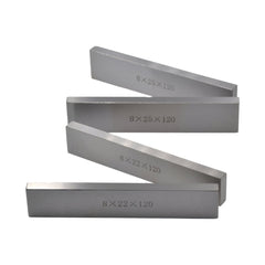 Twin Eagle Imports Parallel Bars 8 Pairs Parallel Steel Gauge Block Set Ground Steel 16 plates 120 mm Long