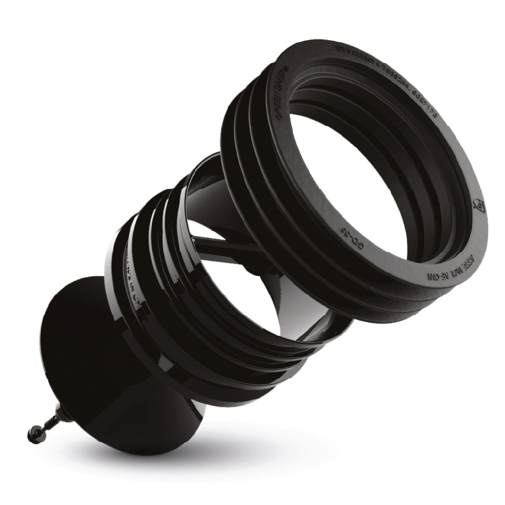 Twin Eagle Imports Plumbing Plug Green Drain Waterless Trap Seal 2.5" (55-65mm)