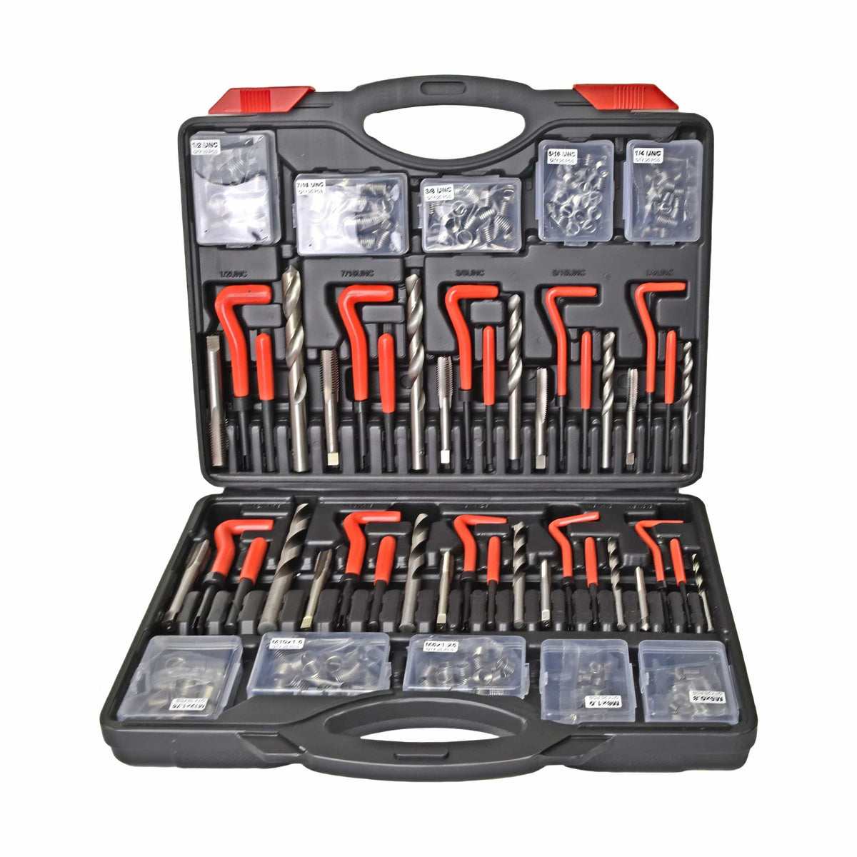 Twin Eagle Imports Thread Repair 261 Pc Master Imperial & Metric Helicoil Thread Repair Kit