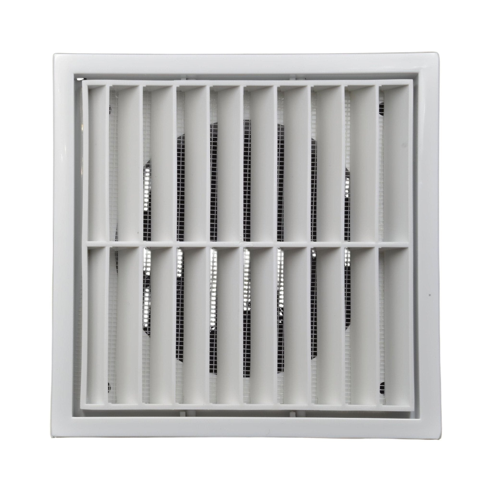 Twin Pack PFL125 Ductsure Ducting Wall Vent : Fixed Louvre - Φ125 - Twin Eagle Imports