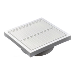 Twin Pack PFL125 Ductsure Ducting Wall Vent : Fixed Louvre - Φ125 - Twin Eagle Imports