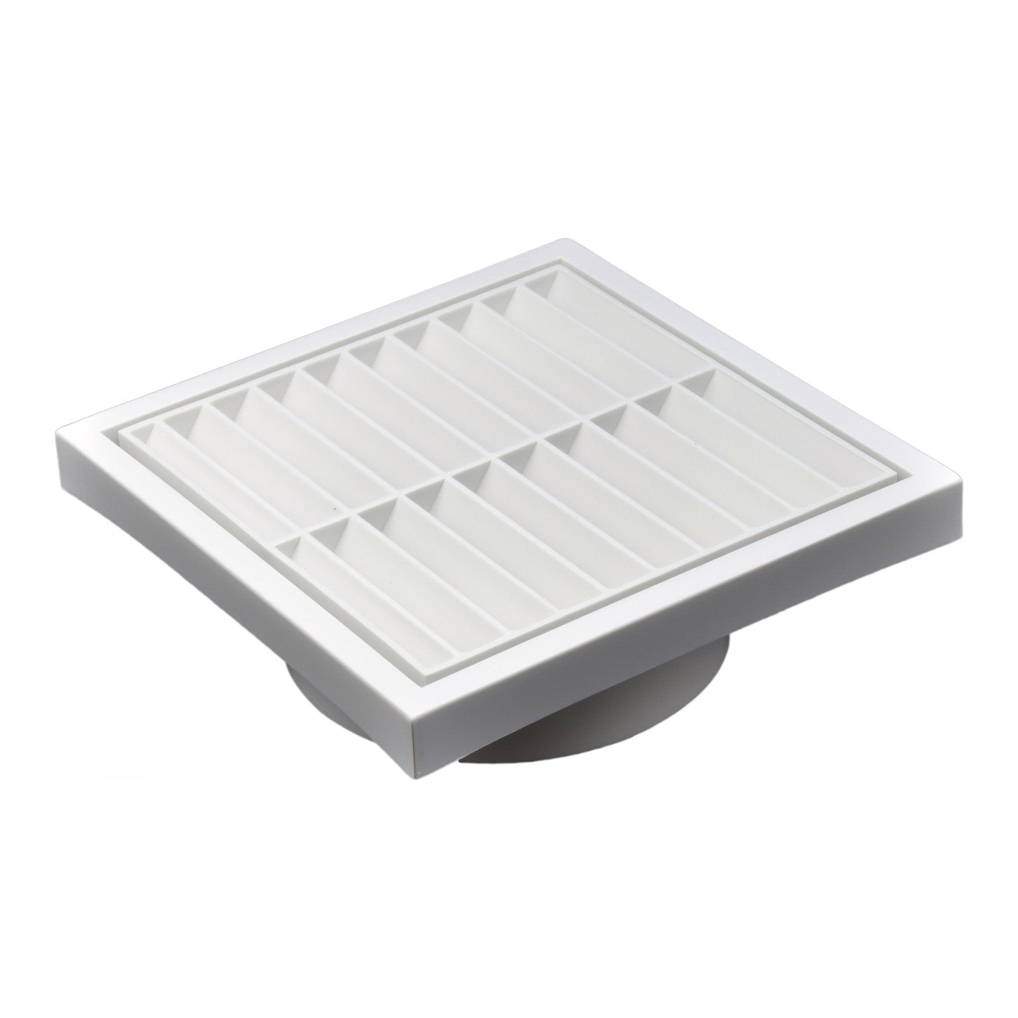 Twin Pack PFL200 Ductsure Ducting Wall Vent : Fixed Louvre - Φ200 - Twin Eagle Imports