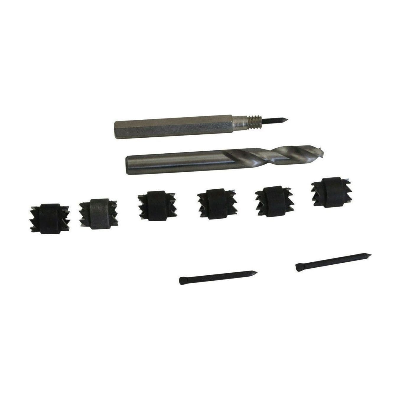 Unbranded Drill Bits 10 Piece Spot Weld Cutter & Drill Bit Kit 10mm