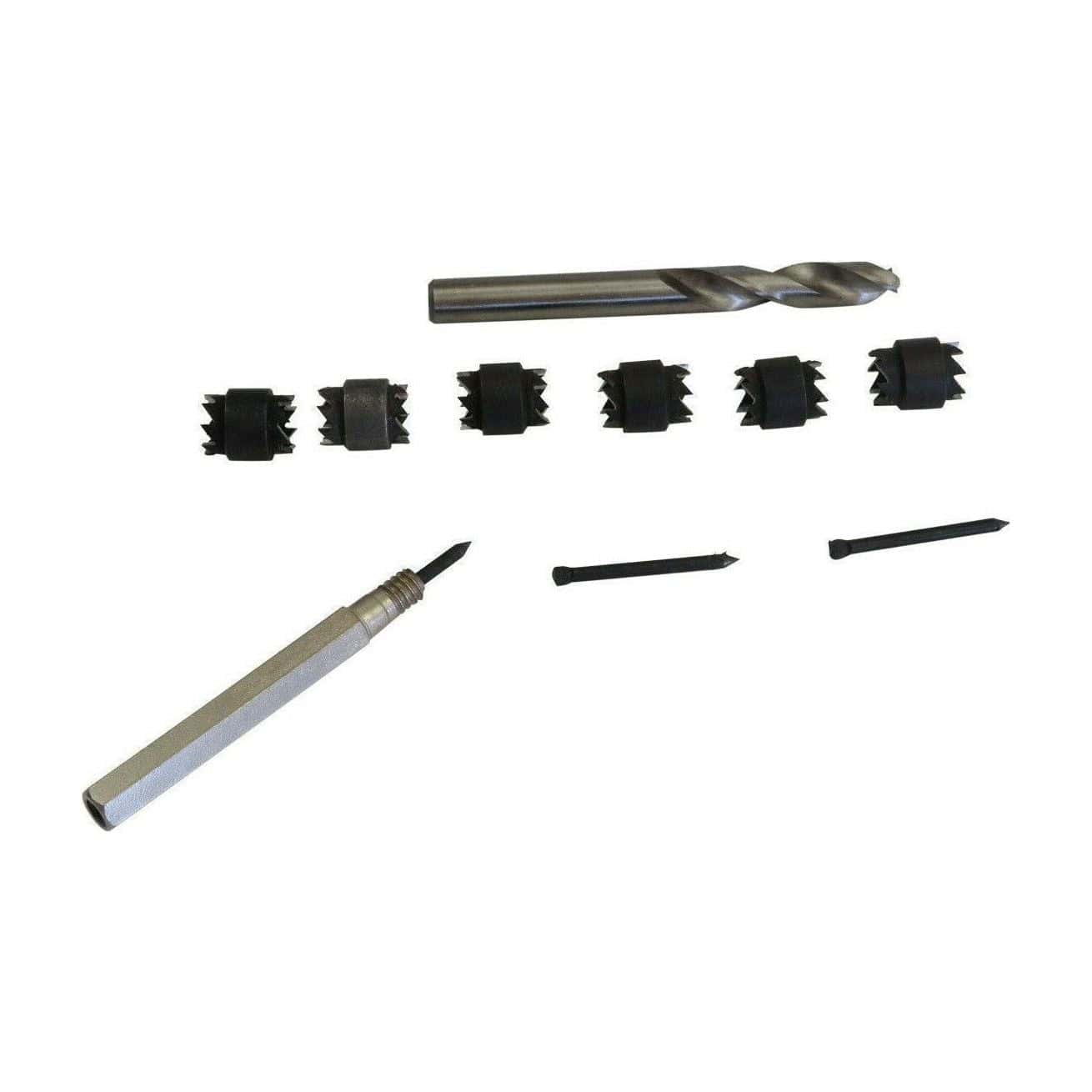 Unbranded Drill Bits 10 Piece Spot Weld Cutter & Drill Bit Kit 10mm