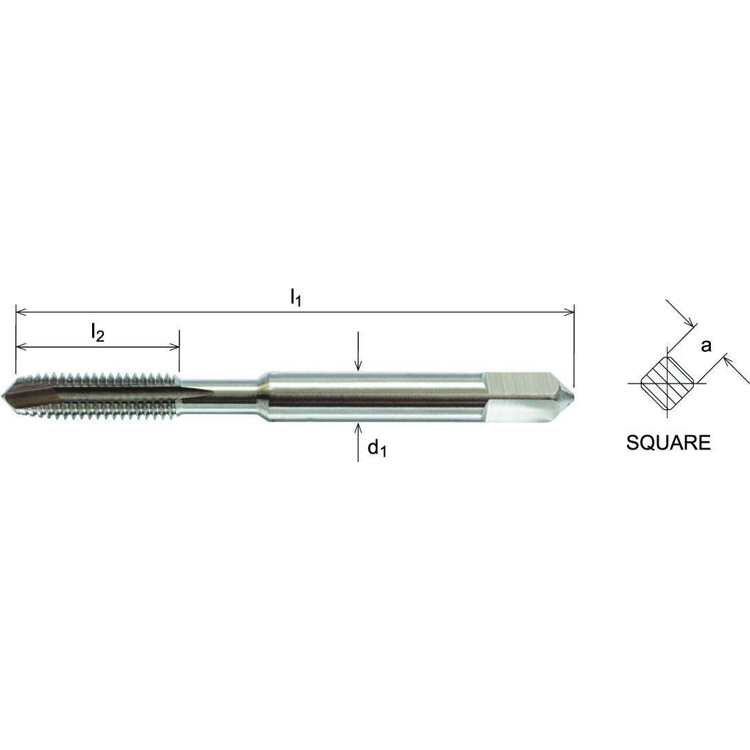 Wallers Industrial Hardware  SOMTA - HSSE-V GUN NOSE METRIC TAP M30 X 3.5 (STANDARD)