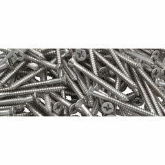 x1000 304 Stainless Steel 12G x 63mm Wood Screws Grab Kit - Twin Eagle Imports