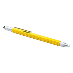 Yellow Full Metal Body 6-in-1 Multi-Function Tool Yellow Engineers Pen