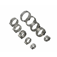 100 Piece 304 Stainless Steel 13.5-16.2mm Ear Hose Clamp - Twin Eagle Imports