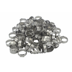 100 Piece 304 Stainless Steel 16-19.2mm Ear Hose Clamp - Twin Eagle Imports