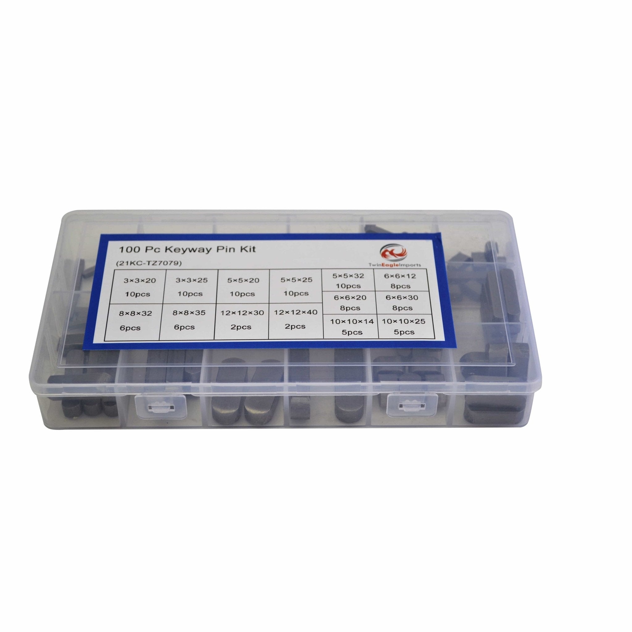 100pcs Keyway Pin Kit Grab Kit Assortement - Twin Eagle Imports