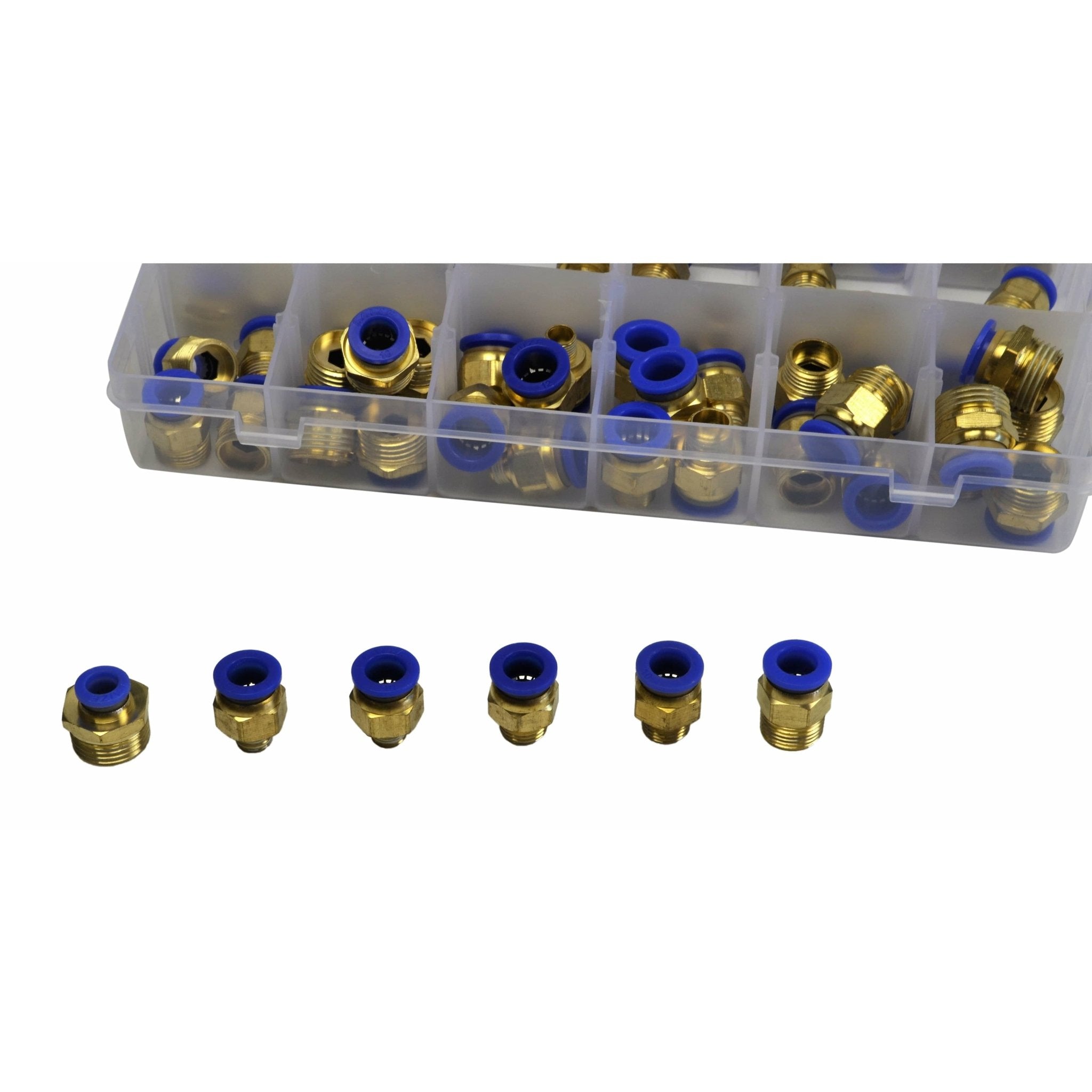 102pc PC Series Push in Air Line Grab Kit Assortment - Twin Eagle Imports
