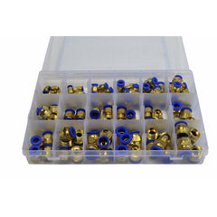 102pc PC Series Push in Air Line Grab Kit Assortment - Twin Eagle Imports