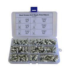 565 piece Grease Nipple Imperial and Metric Steel With Grease Caps Grab Kit Assortment