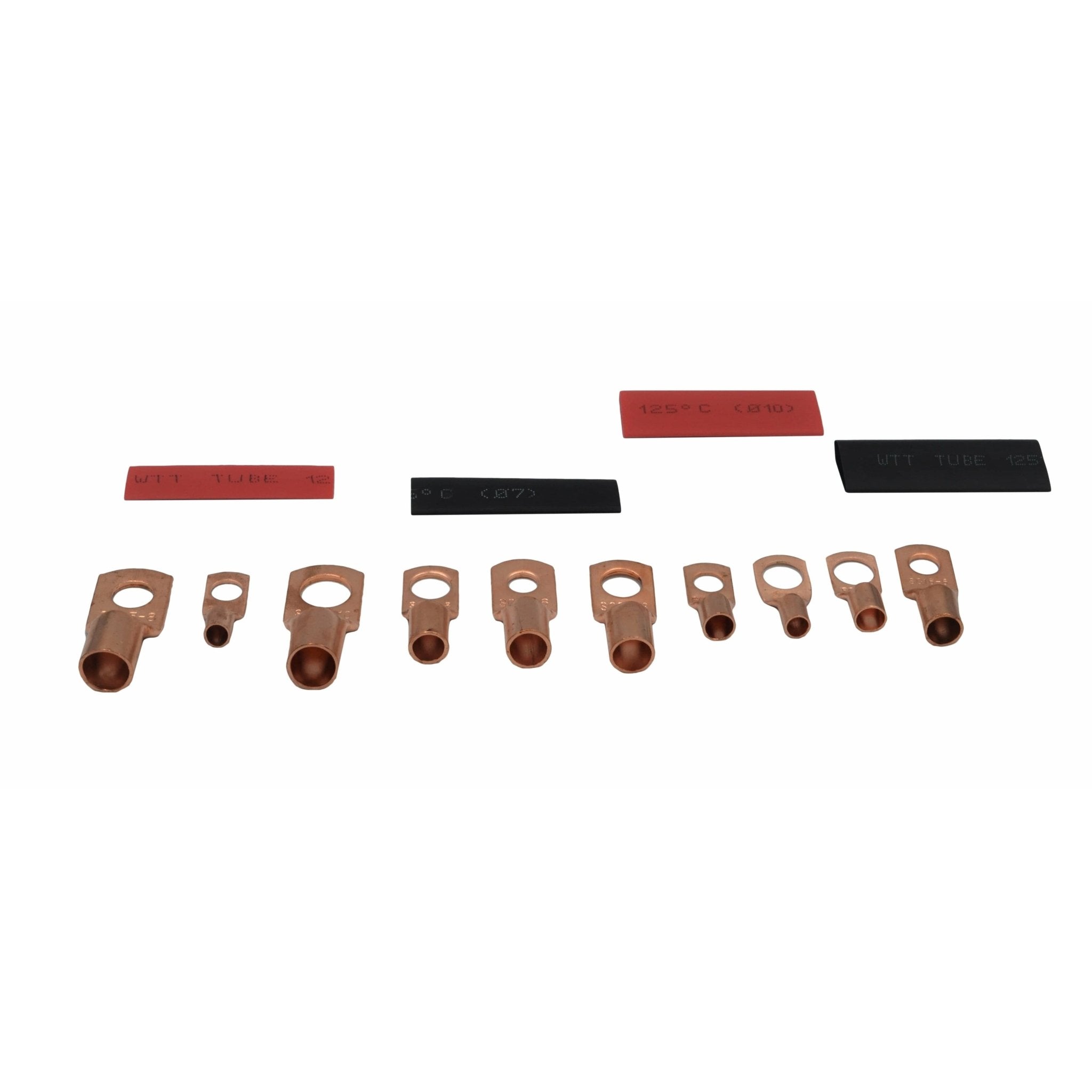 120pc Large Gauge Copper Lug Terminal Kit - Twin Eagle Imports
