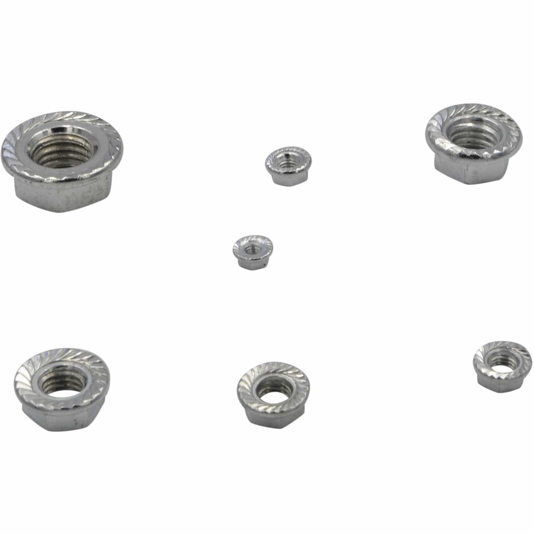 150pc Steel Metric Flange Nuts Grab Kit Assortment - Twin Eagle Imports