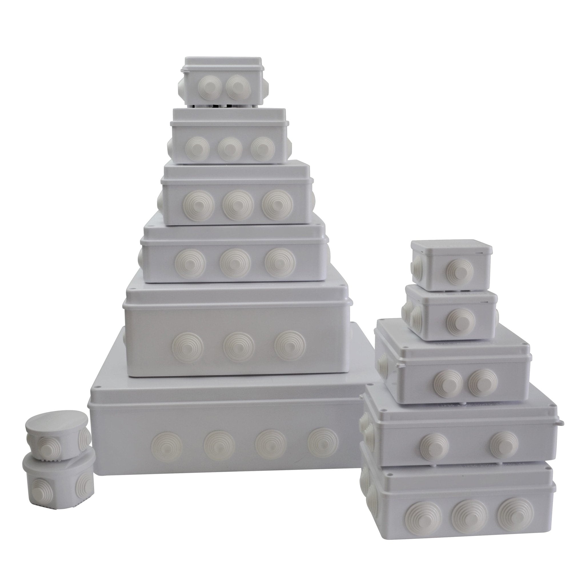 200x155x80 mm ABS Plastic IP65 Waterproof Junction Box - Twin Eagle Imports