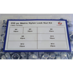 255pc Metric Nylock Nut Kit - Twin Eagle Imports