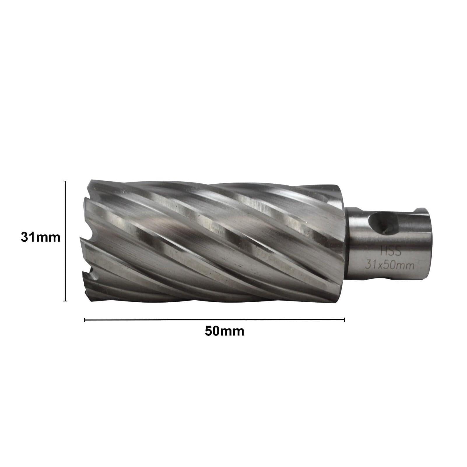 31 x 50mm D.O.C HSS 3/4" Universal Shank Annular Cutter - Twin Eagle Imports