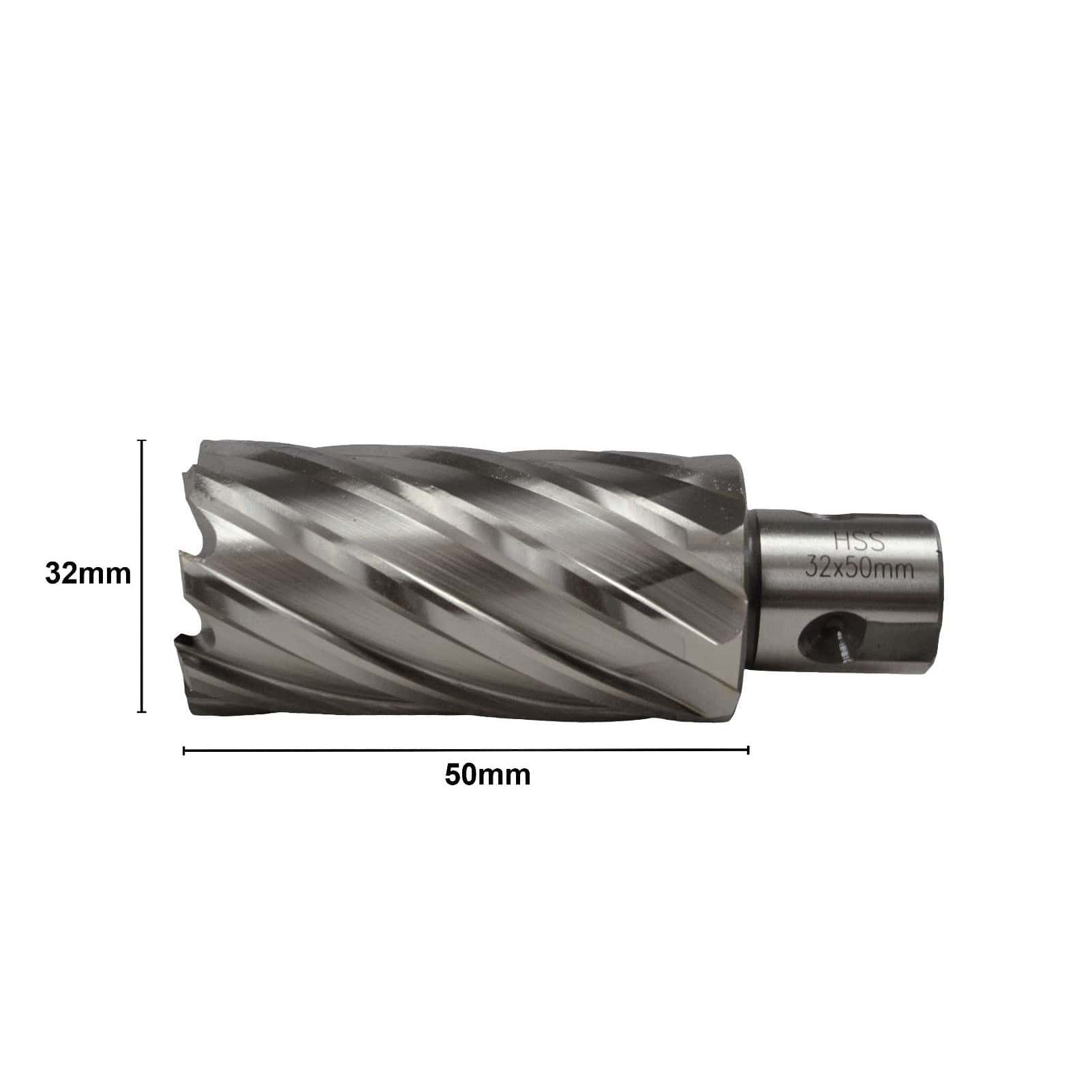 32 x 50mm D.O.C HSS 3/4" Universal Shank Annular Cutter - Twin Eagle Imports