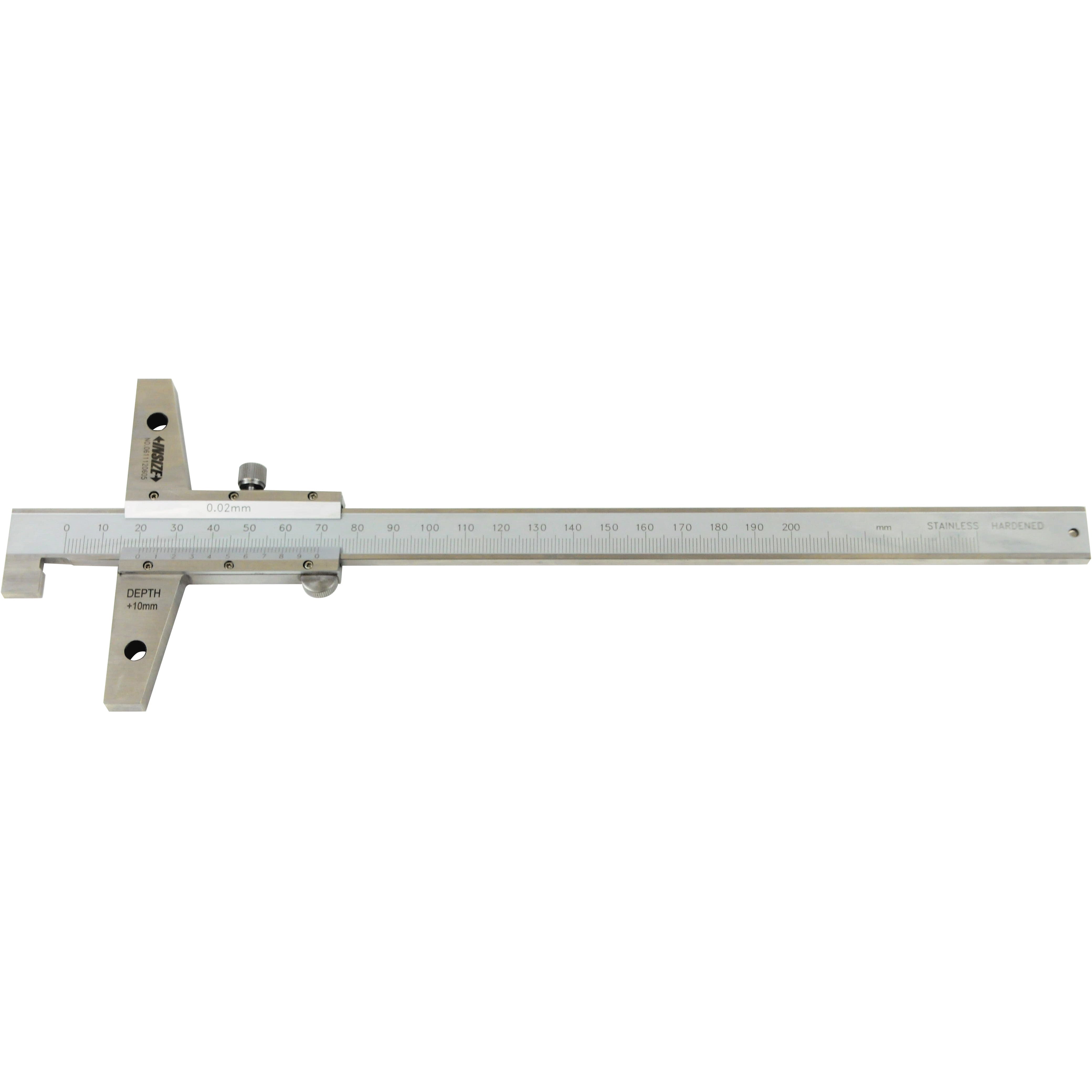 Insize Vernier Hook Depth Gauge 0-200mm Range Series 1248-2001