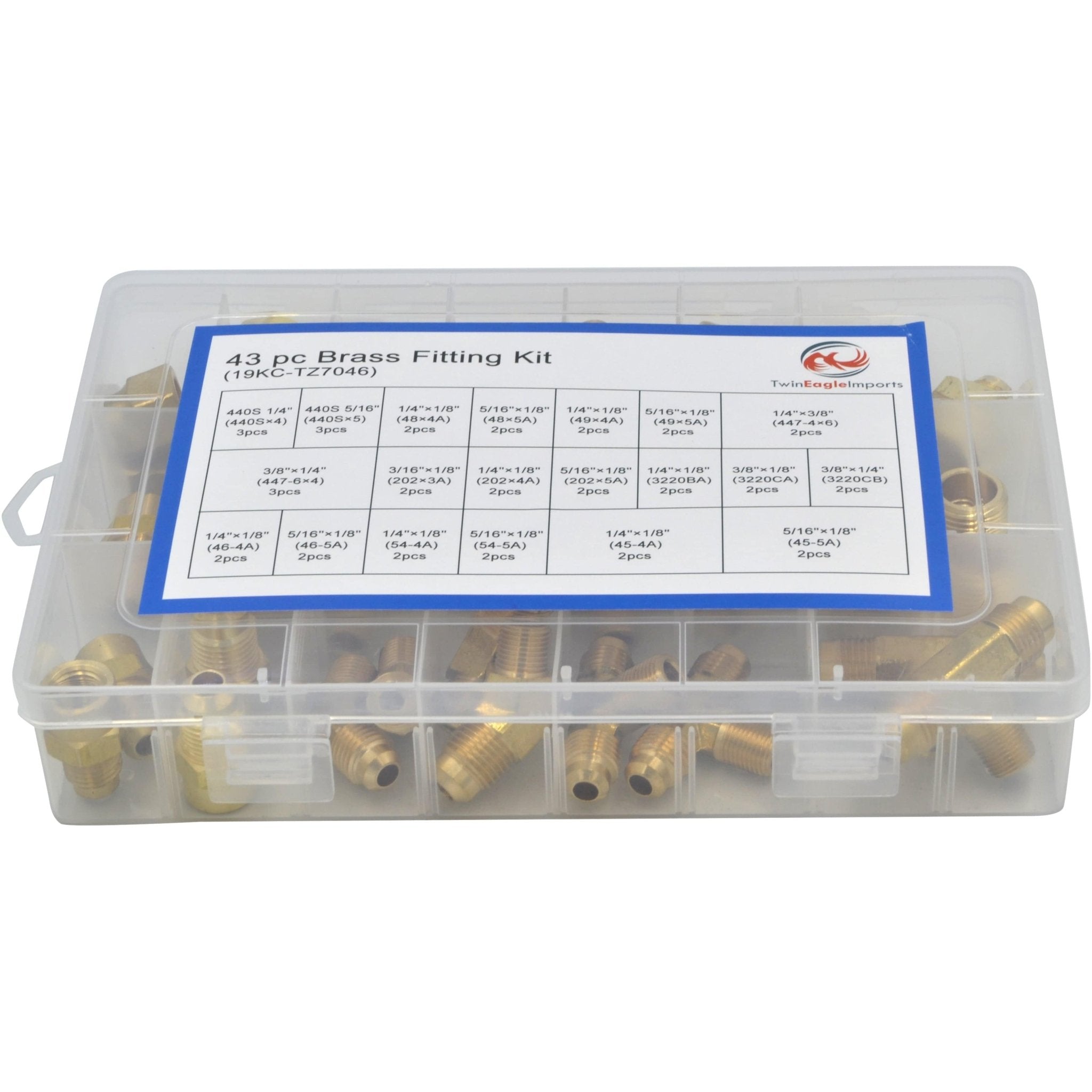 43pc Imperial Brass Fittings Grab Kit - Twin Eagle Imports
