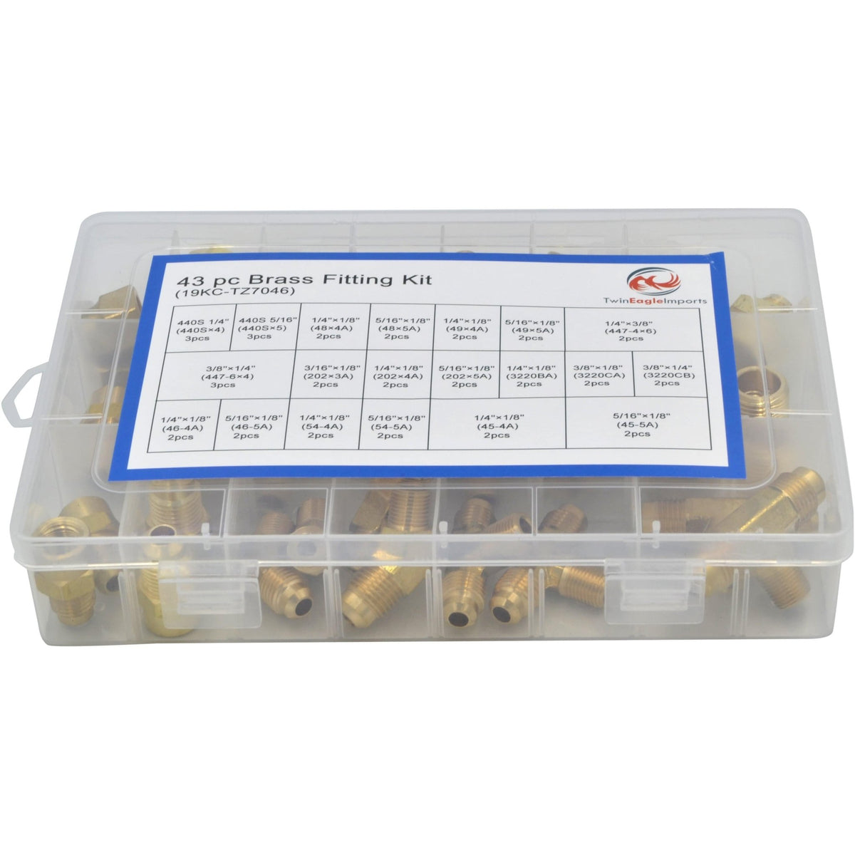 43pc Imperial Brass Fittings Grab Kit - Twin Eagle Imports