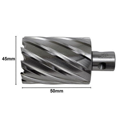 45 x 50mm D.O.C HSS Weldon Shank Annular Cutter - Twin Eagle Imports