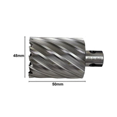 48 x 50mm D.O.C HSS Weldon Shank Annular Cutter - Twin Eagle Imports