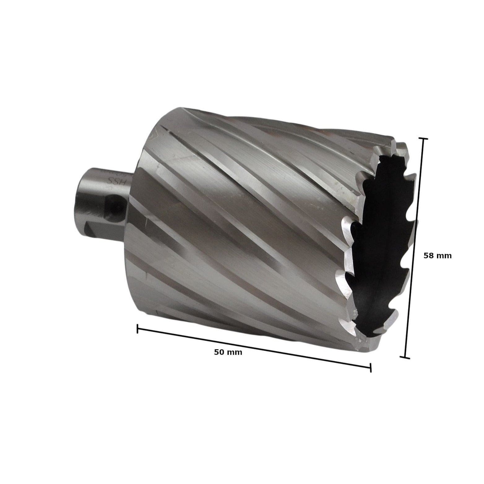 58 x 50mm D.O.C HSS 3/4" Universal Shank Annular Cutter - Twin Eagle Imports