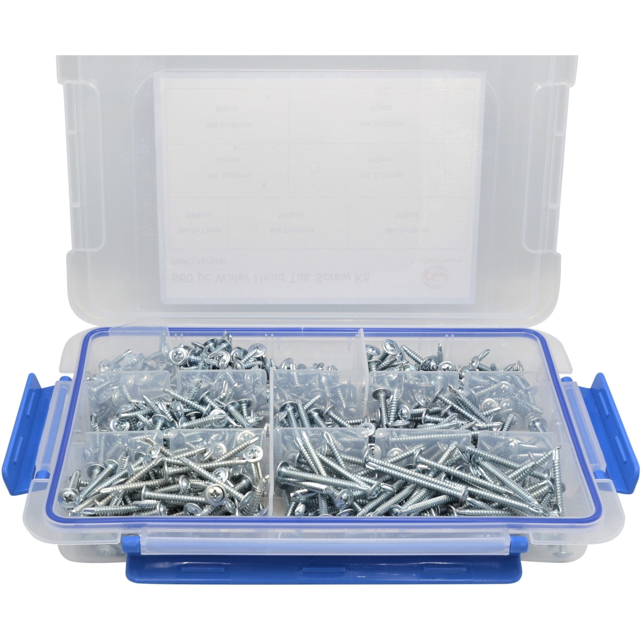 660 Piece Phillips head wafer head tek screw grab kit assortment - Twin Eagle Imports