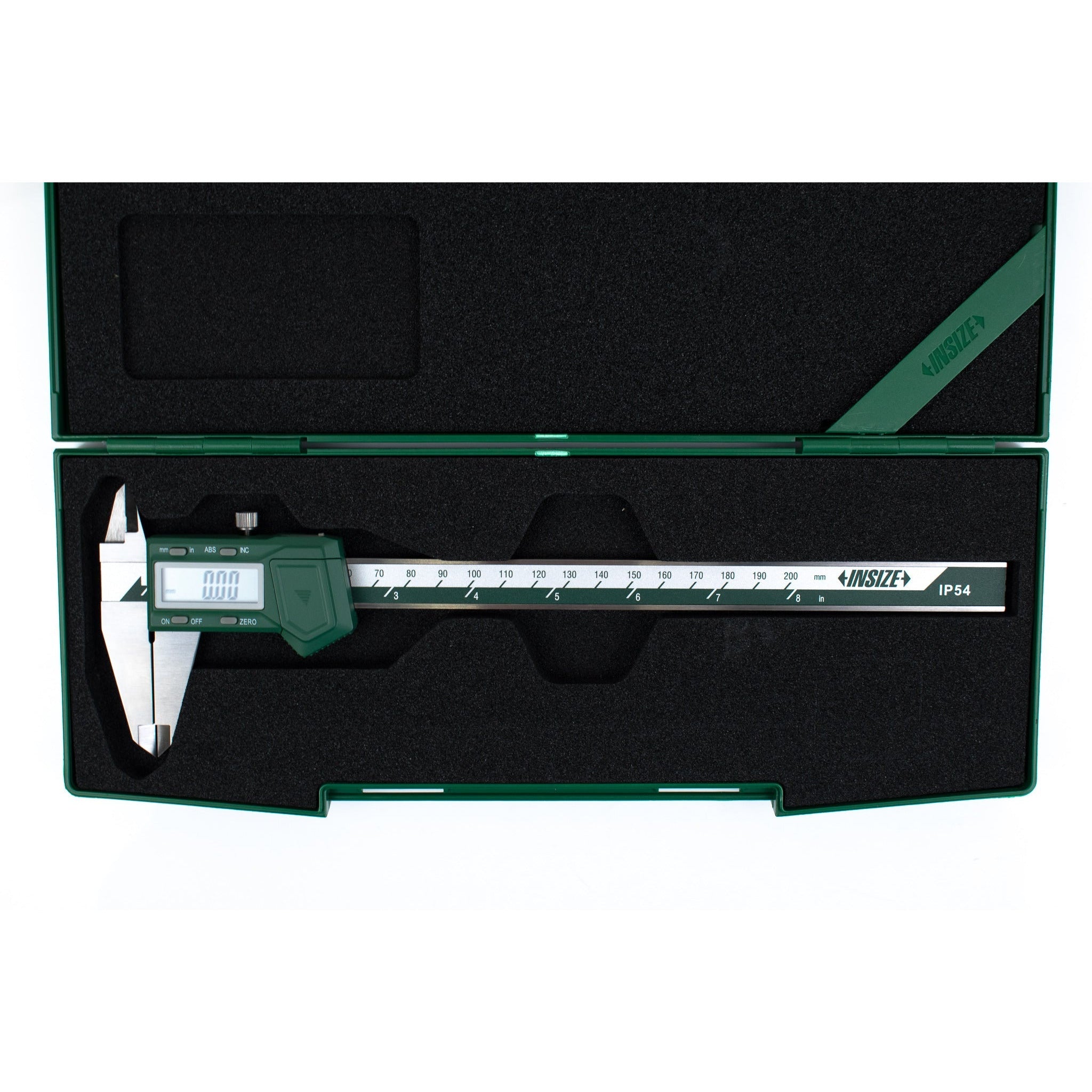 INSIZE IP54 Digital Caliper 0-200mm/0-8" Range Series 1104-200W