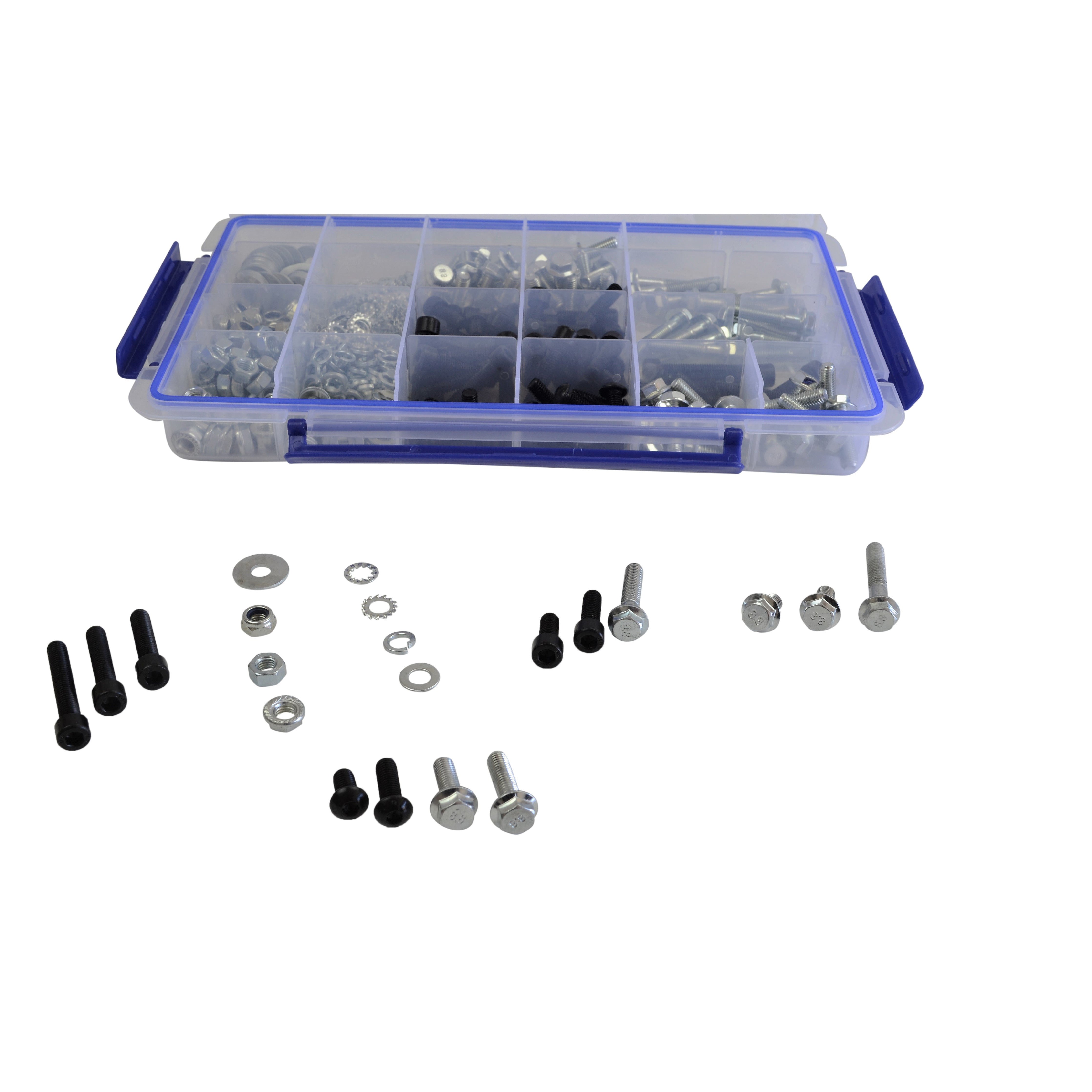 520pc High Tensile Cap Screw Bolts Grab Kit