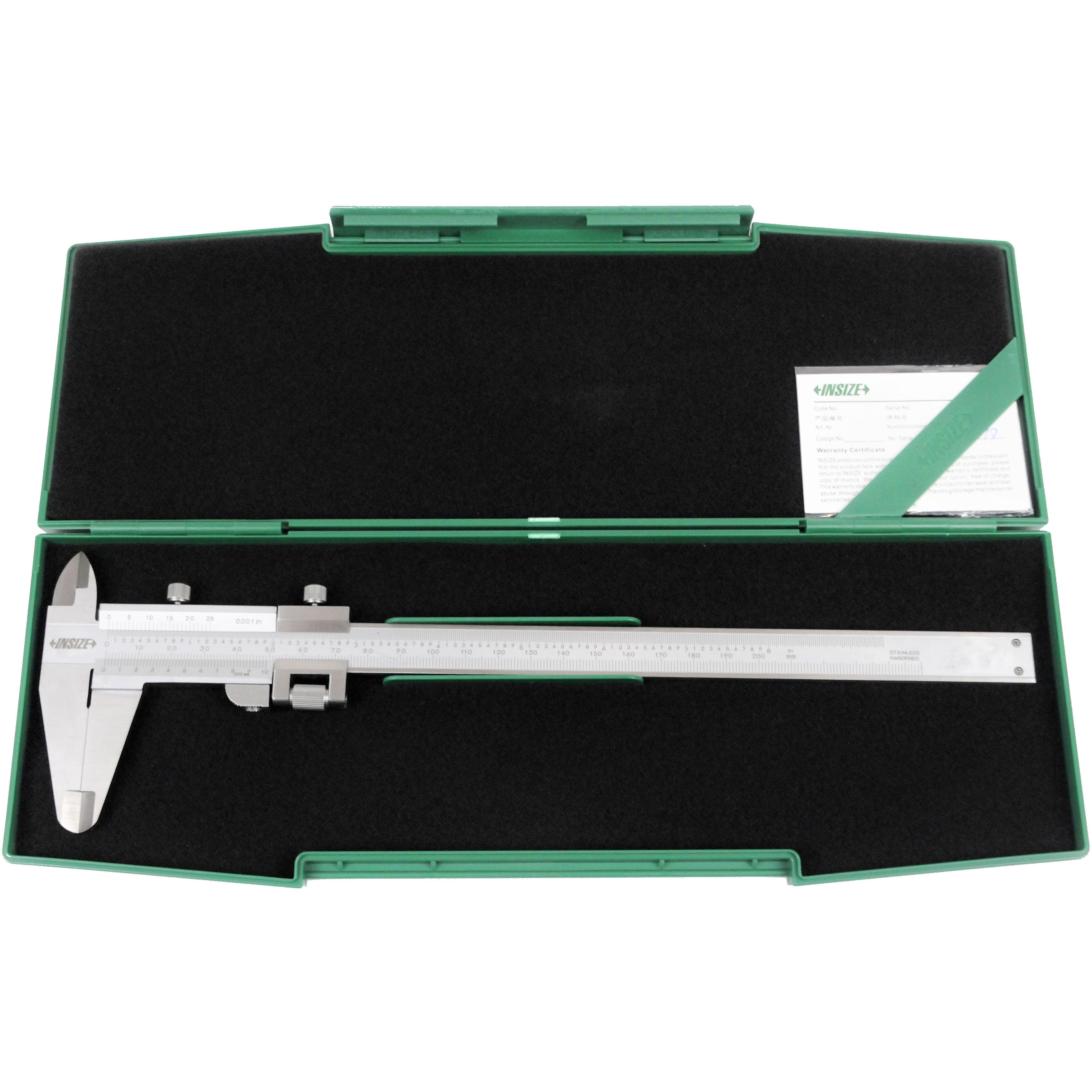 Insize Vernier Caliper 0-180mm/0-7" Range Series 1233-180