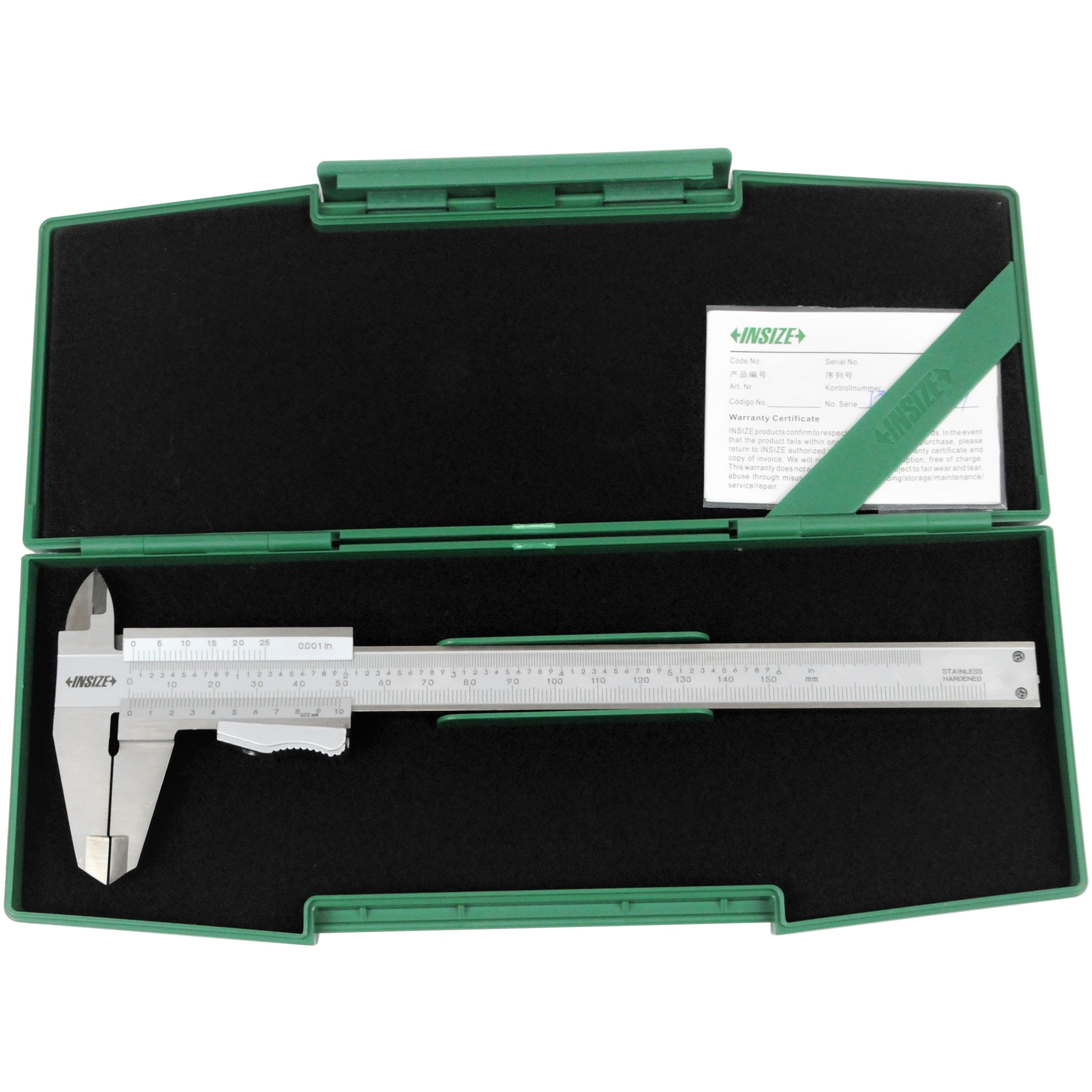 Insize Vernier Caliper 0-150mm/0-6" Range Series 1223-1502