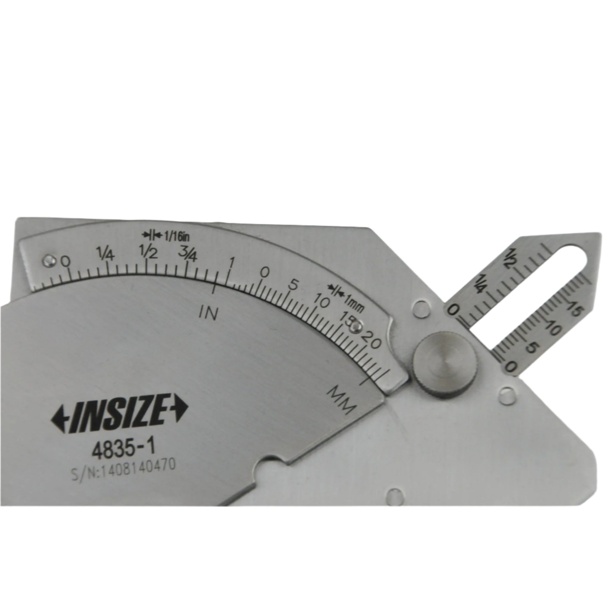 Insize Welding Gauge 0-25mm/1" Range Series 4835-1
