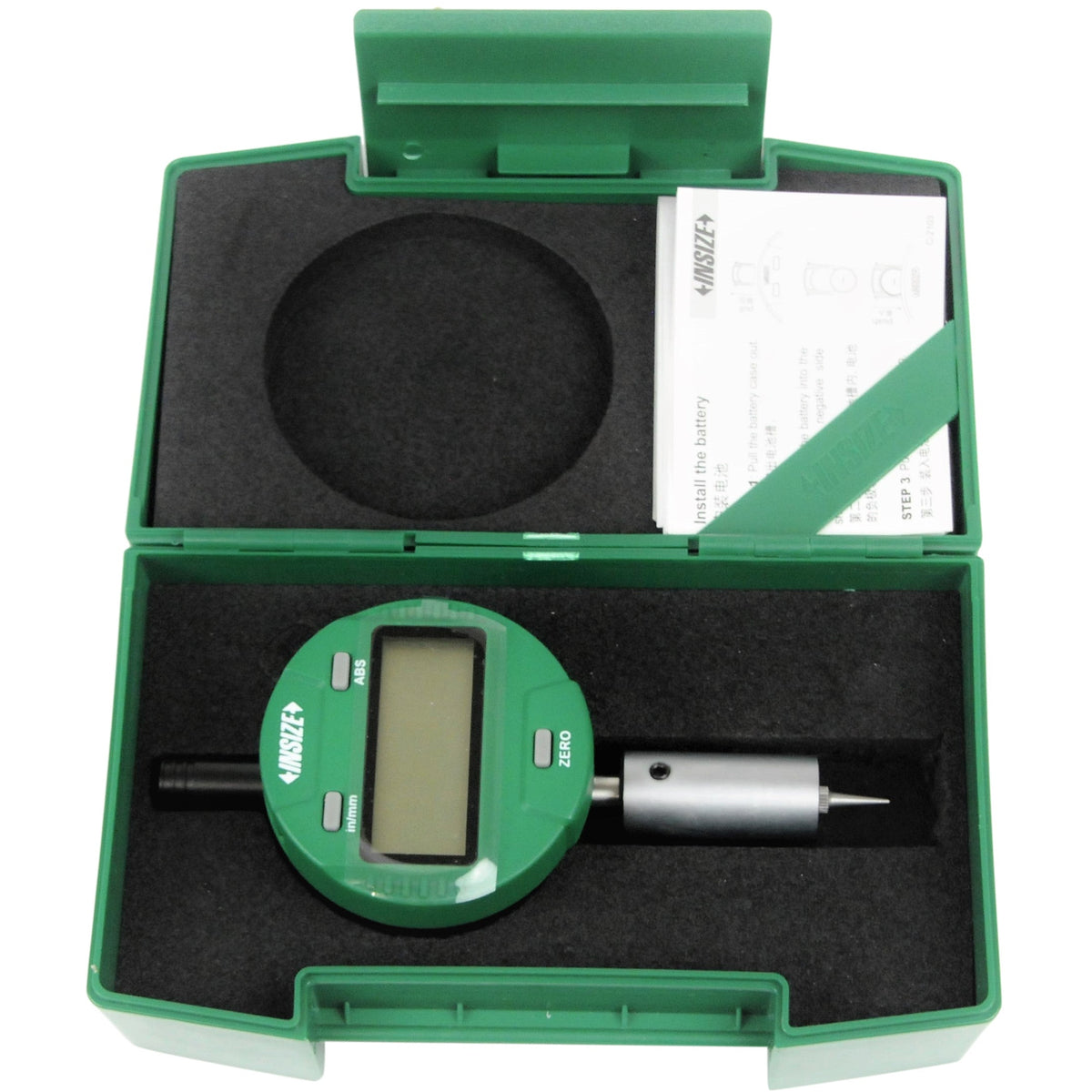 Insize Digital Mini Short Base Depth Gauge 0-12.7mm/0-0.5" Range Series 2142-101