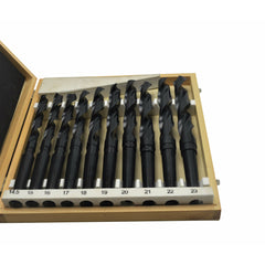 10 PC HSS Metric 13mm MT2 SHANK DRILL SET DRILLS 14.5 up to 23mm