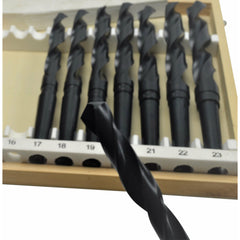 10 PC HSS Metric 13mm MT2 SHANK DRILL SET DRILLS 14.5 up to 23mm