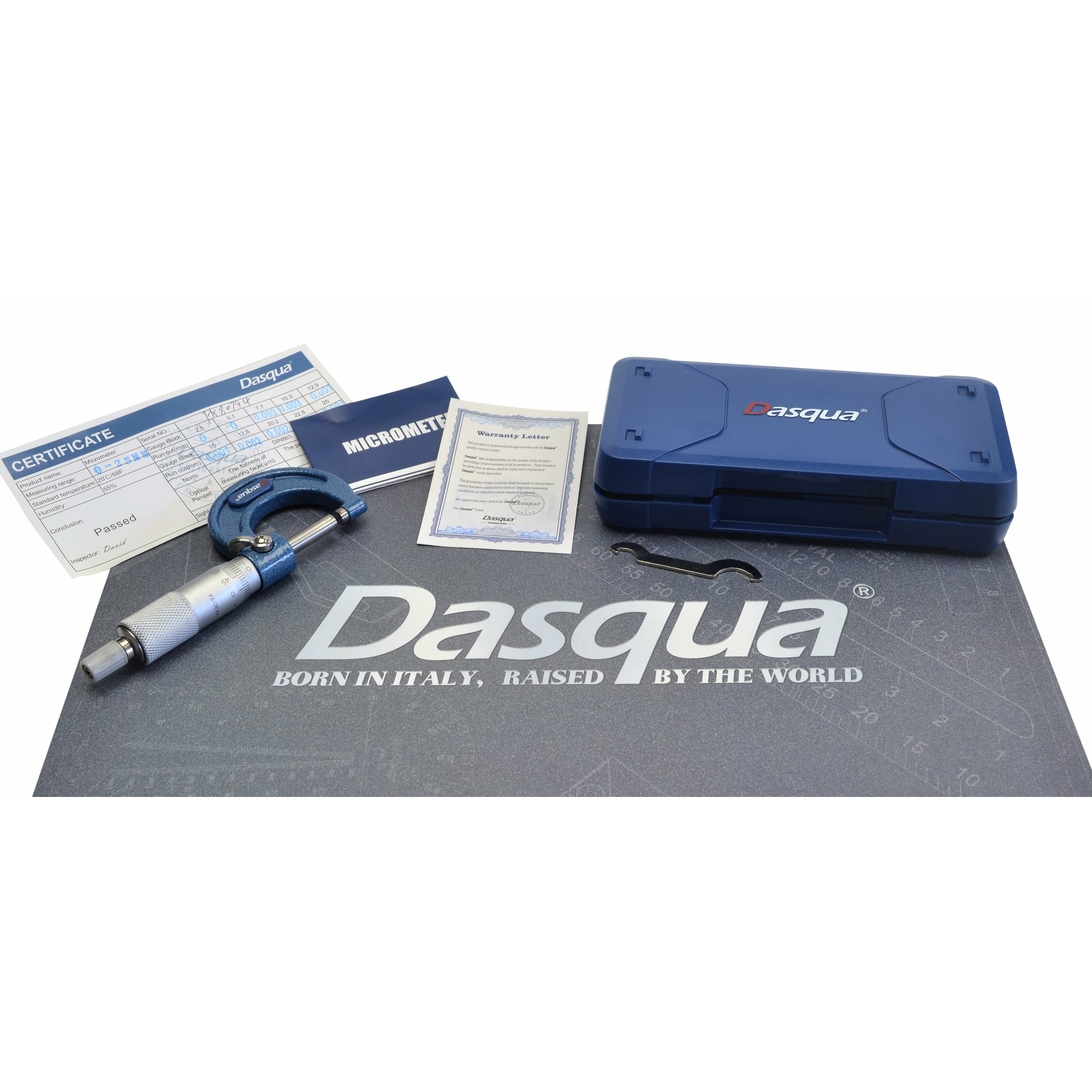 Dasqua Outside Micrometer 0 - 25 mm Series 4111-8105A