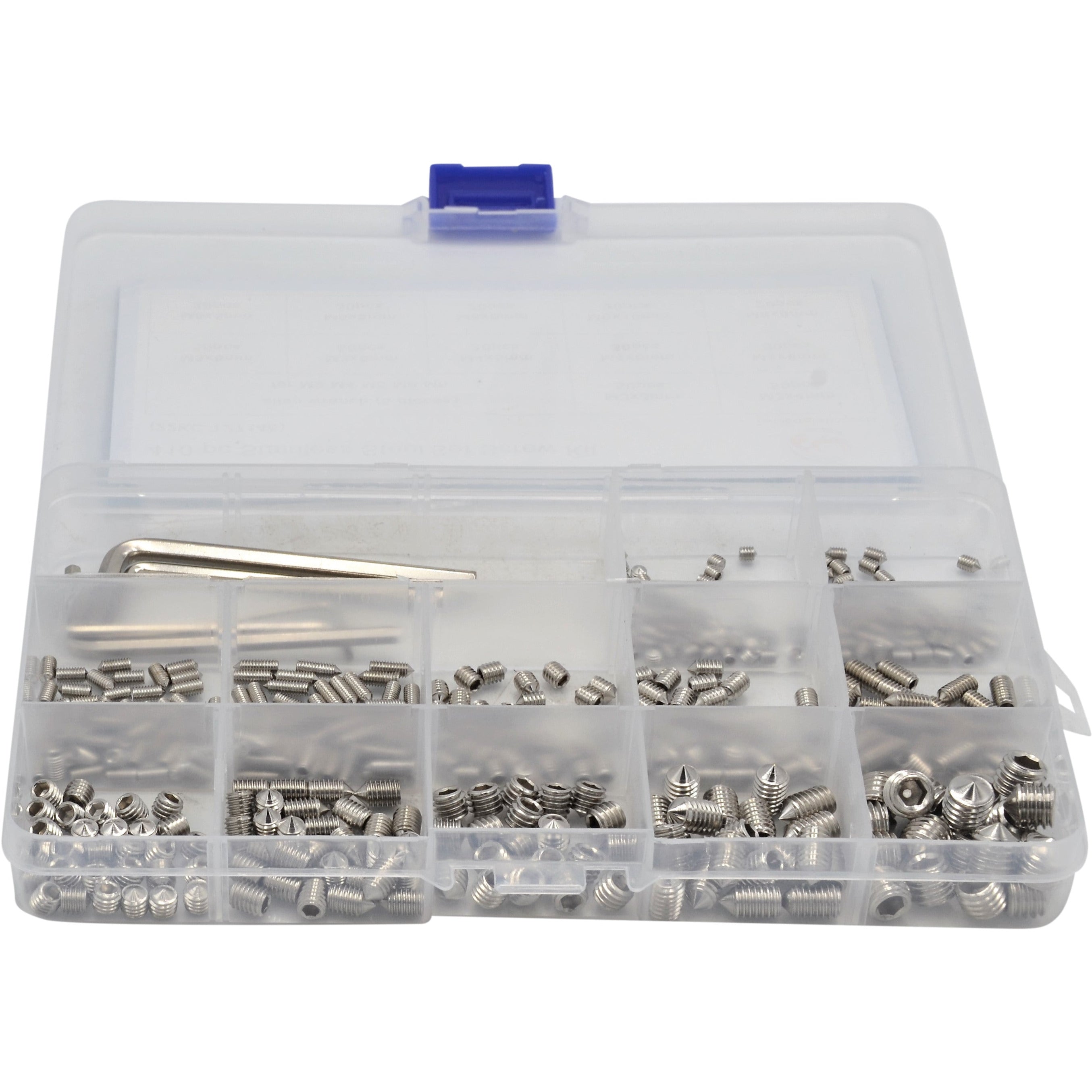  Stainless Steel Metric Set Screw 410 Piece Grab Kit Assortment