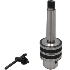 1 - 16mm Key Drill Chuck includes JT6 MT3 Arbor