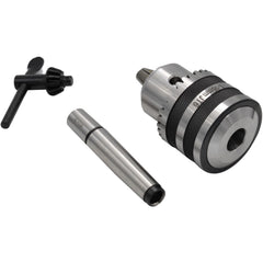 1 - 16mm Key Drill Chuck includes JT6 MT2 Drawbar Arbor